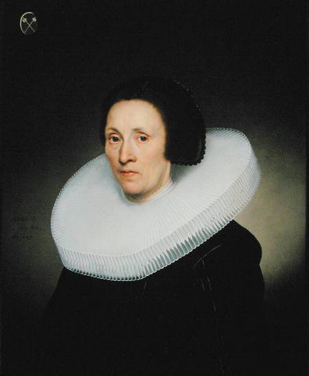 Portrait of Johanna van Diemen, aged 61 à Jacob Cuyp