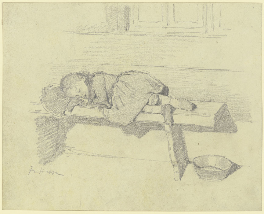 Sleeping child à Jacob Happ