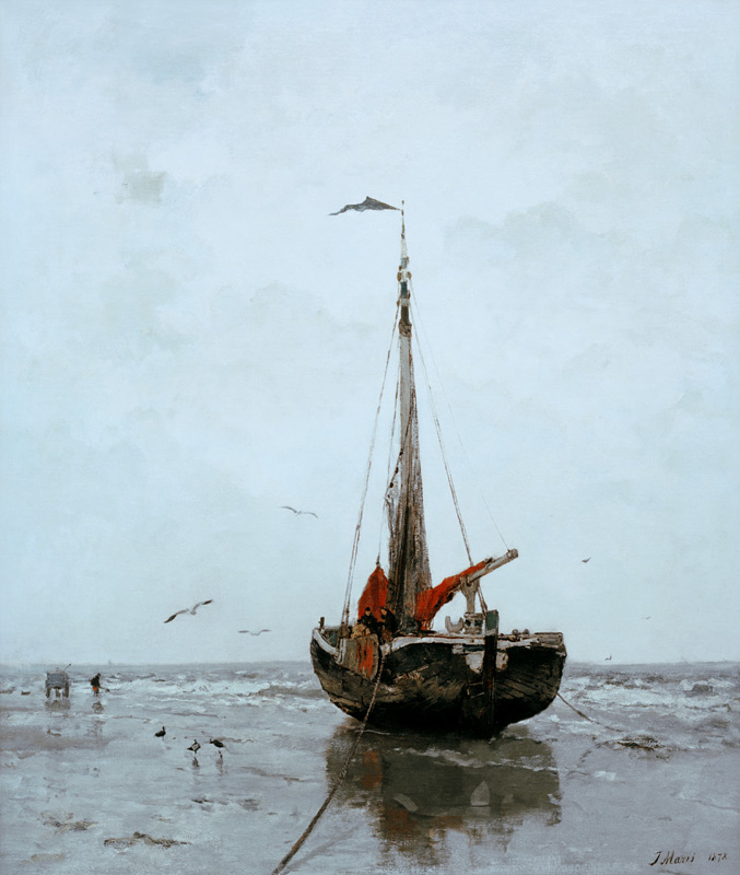 The Fishing Boat à Jacob Henricus or Hendricus Maris