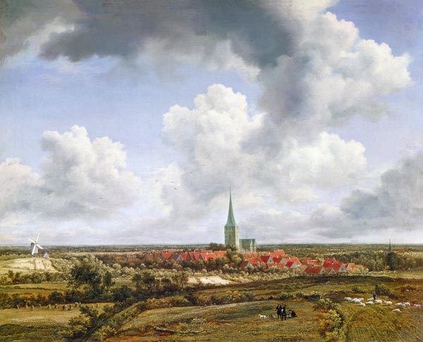 vue de Ootmarsum à Jacob Isaacksz van Ruisdael