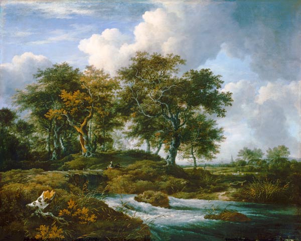 Chênes au obrd du ruisseau à Jacob Isaacksz van Ruisdael