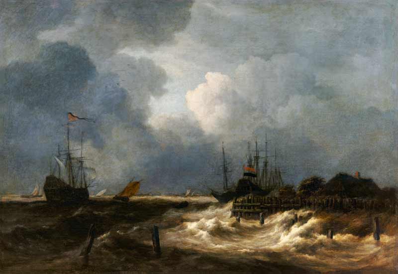 La tempête à Jacob Isaacksz van Ruisdael