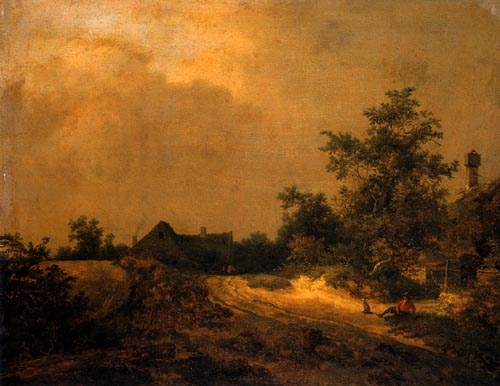 Fermes dans les dunes à Jacob Isaacksz van Ruisdael