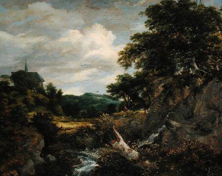 The Church on the Hill à Jacob Isaacksz van Ruisdael