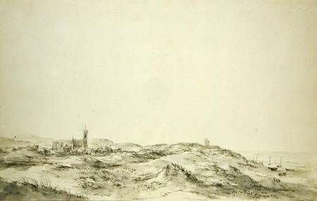 The Dunes at Wijk aan Zee à Jacob Isaacksz van Ruisdael