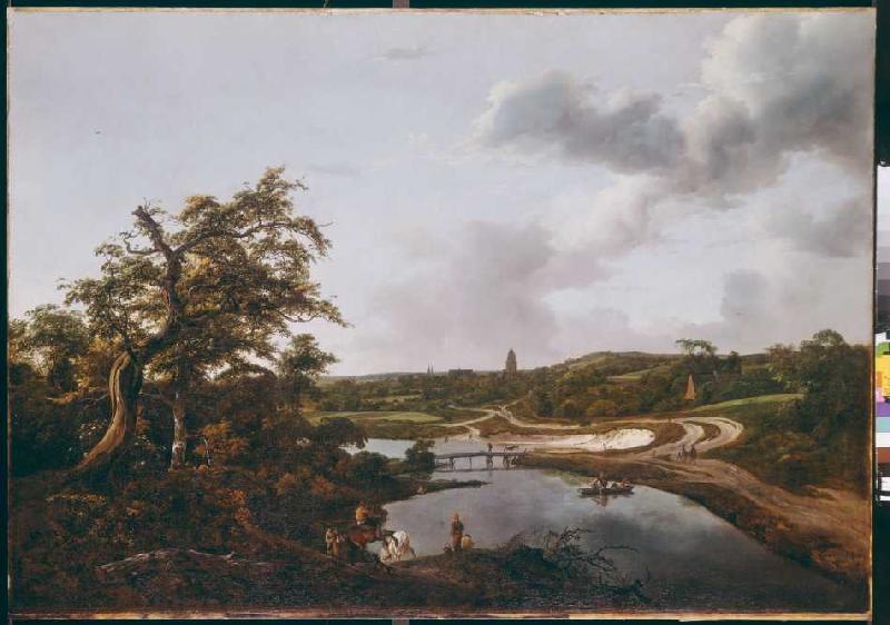 Rive de fleuve à Jacob Isaacksz van Ruisdael