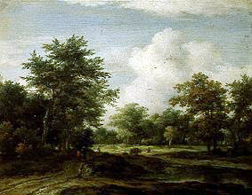 Petit paysage de forêt. à Jacob Isaacksz van Ruisdael