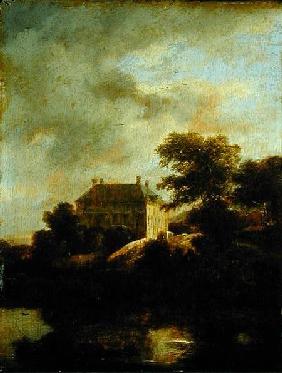 Landscape with country house