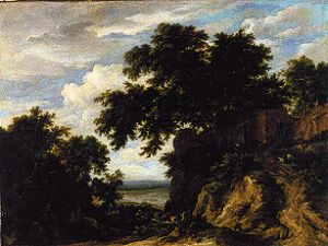 paysage forestier à Jacob Isaacksz van Ruisdael