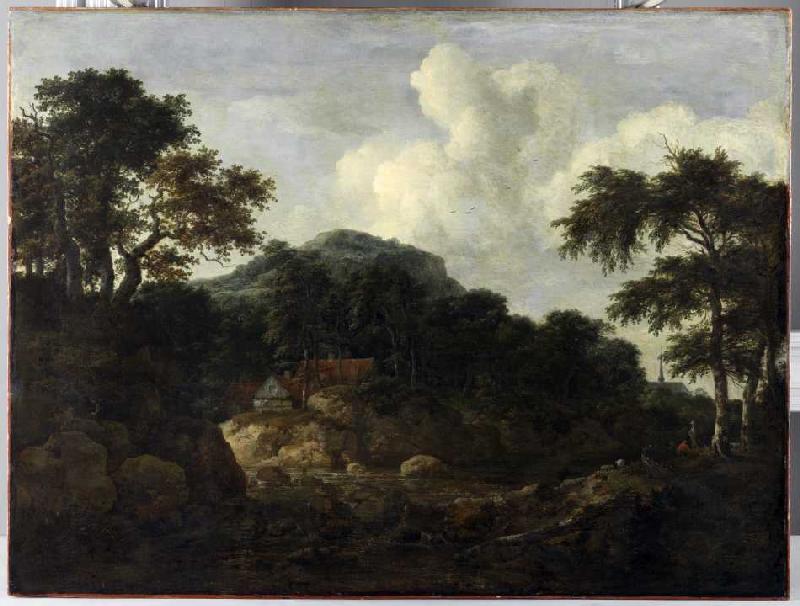 Waldlandschaft à Jacob Isaacksz van Ruisdael