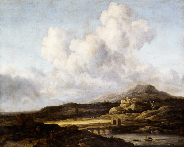 Sunny Landscape à Jacob Isaacksz van Ruisdael