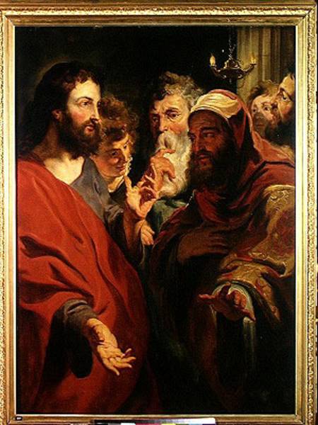 Christ Instructing Nicodemus à Jacob Jordaens