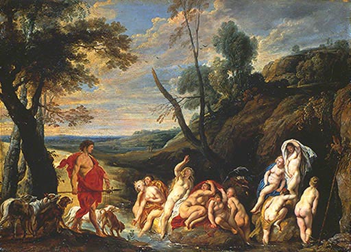 Diana und Aktaeon à Jacob Jordaens