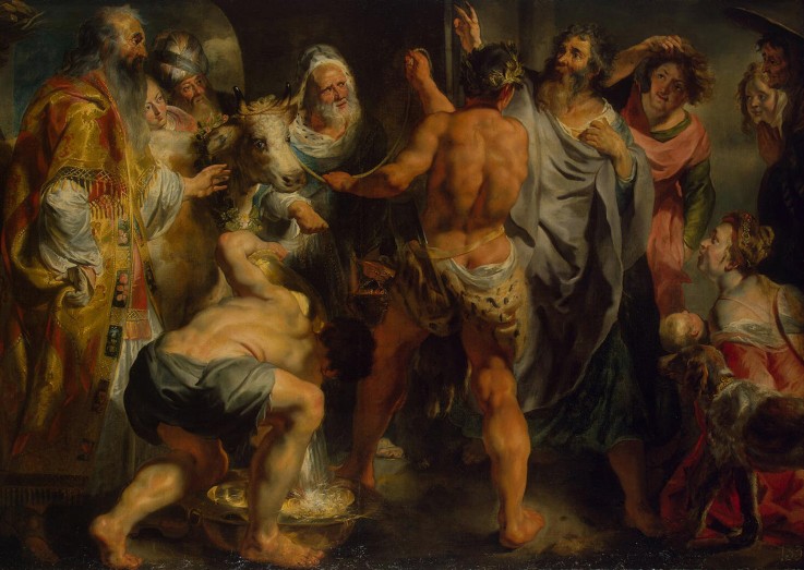 The Apostles Paul and Barnabas in Lystra à Jacob Jordaens