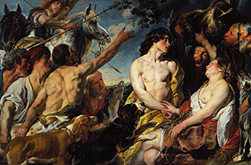 Meleager and Atalanta à Jacob Jordaens