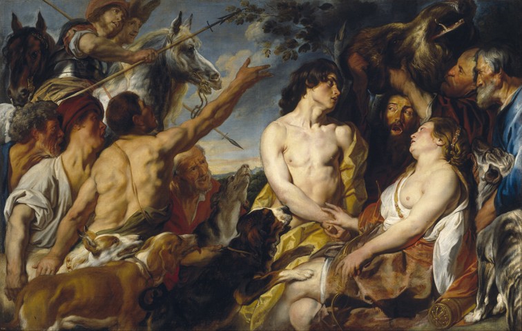 Meleager and Atalanta à Jacob Jordaens