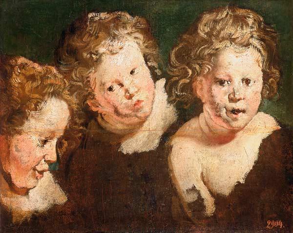 Three Childrens Heads