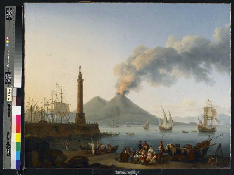 Hafen von Neapel à Jacob Philipp Hackert