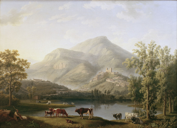 Haendel , Landscape near Itri à Jacob Philipp Hackert