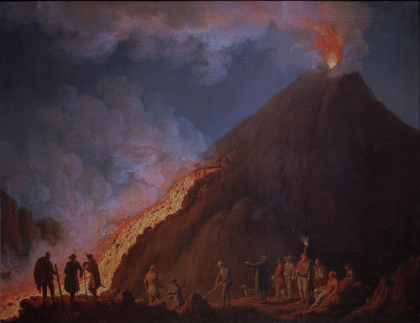Vesuvius , Eruption à Jacob Philipp Hackert