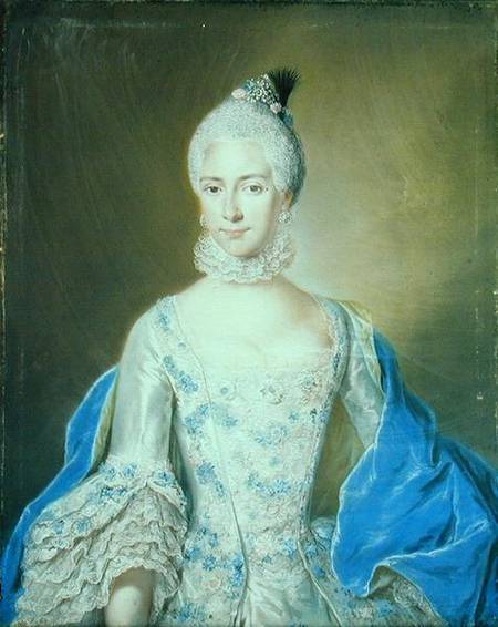 Portrait of Joanna Florentine Muhl à Jacob Wessel