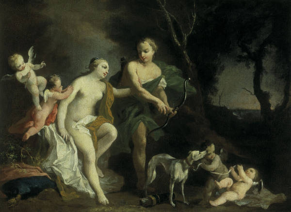 Jacopo Amigoni, Venus et Adonis à Jacopo Amigoni