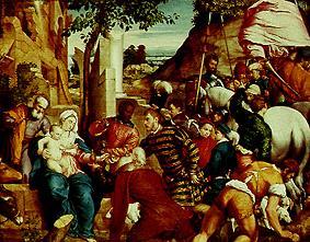 l'adoration des rois à Jacopo Bassano
