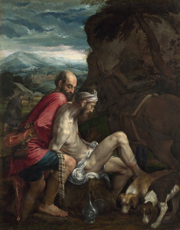 The Good Samaritan à Jacopo Bassano