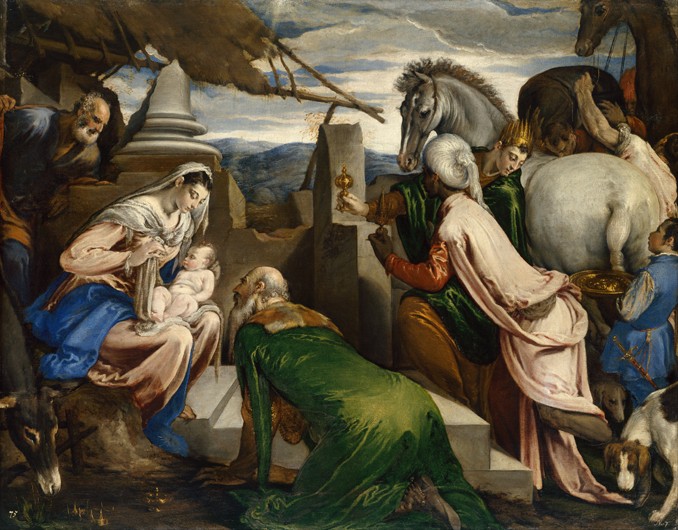 The Adoration of the Magi à Jacopo Bassano