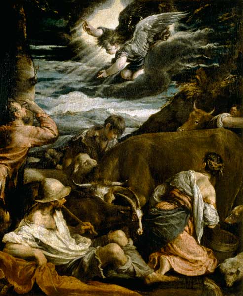 The Annunciation to the Shepherds à Jacopo Bassano