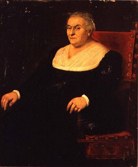 Portrait of a woman à Jacopo Bassano