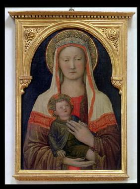 Madonna and Child (tempera on panel)