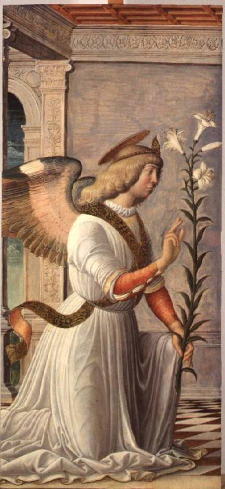 The Archangel Gabriel (panel) à Jacopo da Montagnana