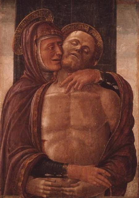 The Virgin with the Dead Christ (tempera on wood) à Jacopo da Montagnana