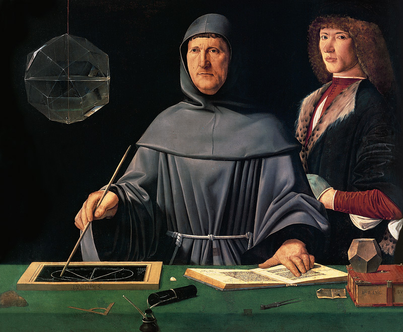 Portrait of Luca Pacioli (c.1445-c.1514) à Jacopo de Barbari