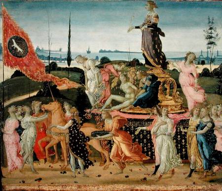 Triumph of Chastity à Jacopo del Sellaio