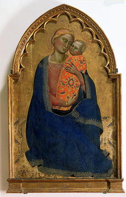 Madonna of Humility (tempera on panel) à Jacopo di Cione Orcagna