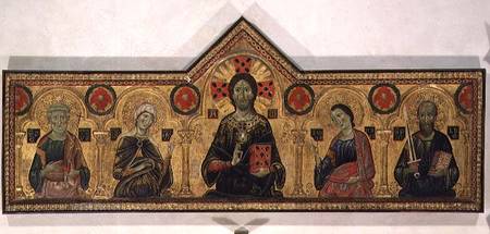 The Redeemer, Virgin and Saints à Jacopo di Meliore
