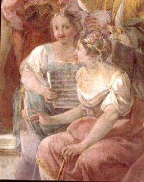Music Room (fresco) (detail of 60259)