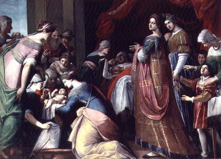 The Birth of the Virgin à Jacopo Ligozzi