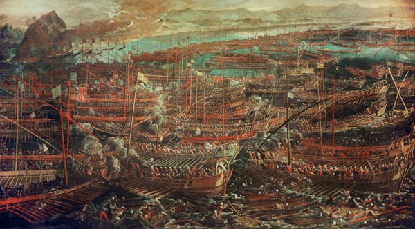 Naval Battle of Lepanto 1571 / Tintorett à Jacopo Robusti Tintoretto