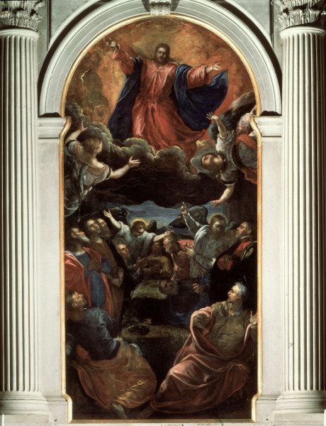 Ascension of Christ / Tintoretto School à Jacopo Robusti Tintoretto