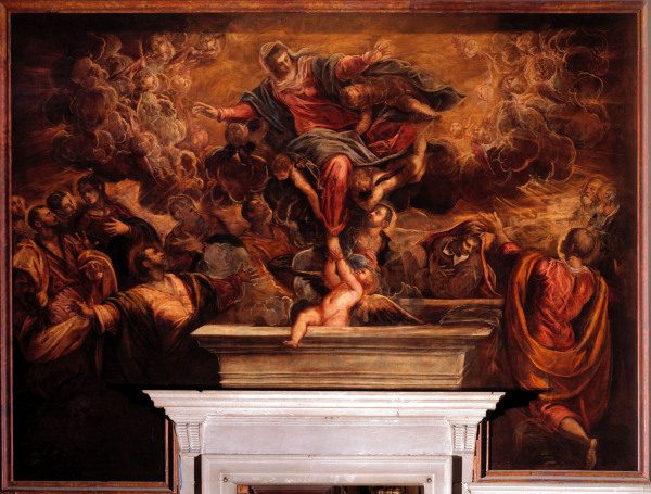 Assumption of Virgin / Tintoretto à Jacopo Robusti Tintoretto