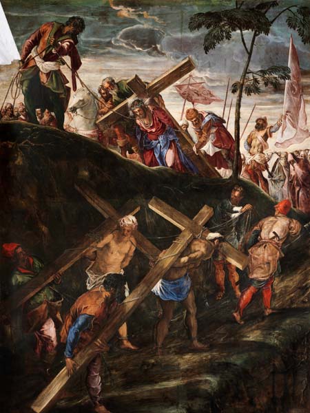 Tintoretto, Christ Carrying Cross à Jacopo Robusti Tintoretto