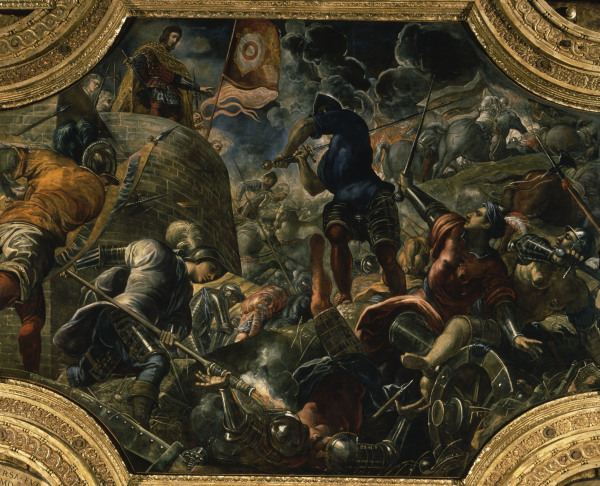 Defence of Brescia 1438 / Tintoretto à Jacopo Robusti Tintoretto