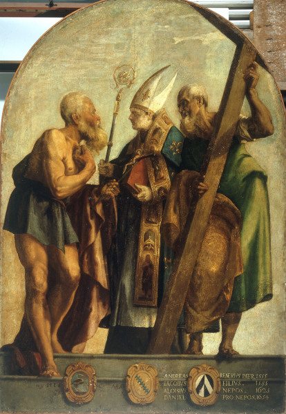 J.Tintoretto / Jerome, Alvise & Andreas à Jacopo Robusti Tintoretto