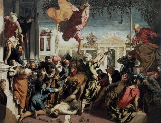 The Miracle of St. Mark Freeing a Slave, 1548 (oil on canvas) à Jacopo Robusti Tintoretto