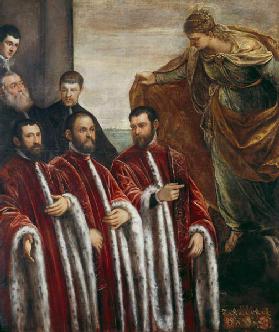 St. Giustina and the Treasurers of Venice, 1580