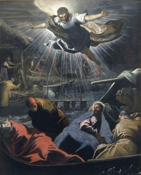Tintoretto / Dream of St.Mark / Paint. à Jacopo Robusti Tintoretto