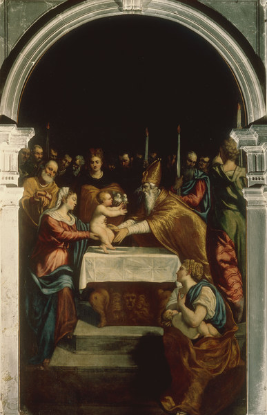Tintoretto / Presentation in the Temple à Jacopo Robusti Tintoretto
